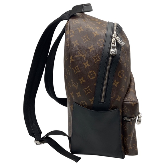 LOUIS VUITTON BROWN MONOGRAM MACASSAR CANVAS DISCOVERY BACKPACK PM - Picture 2 of 16